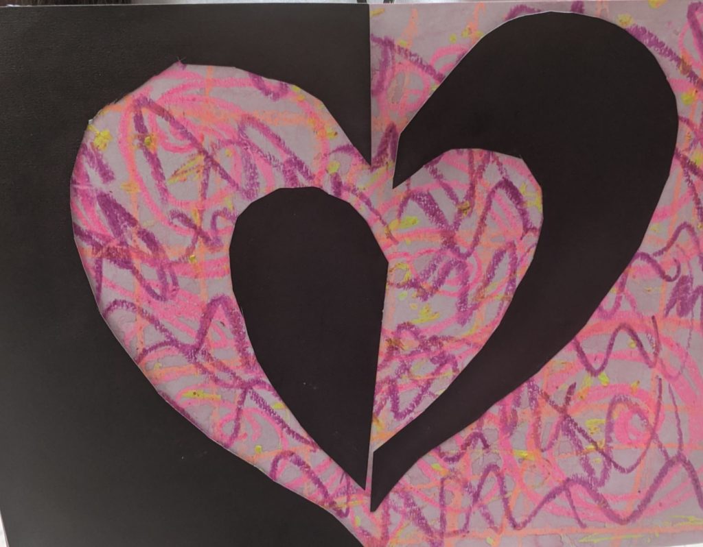 Donate to Scribble Me Silly - photo of artwork - a heart